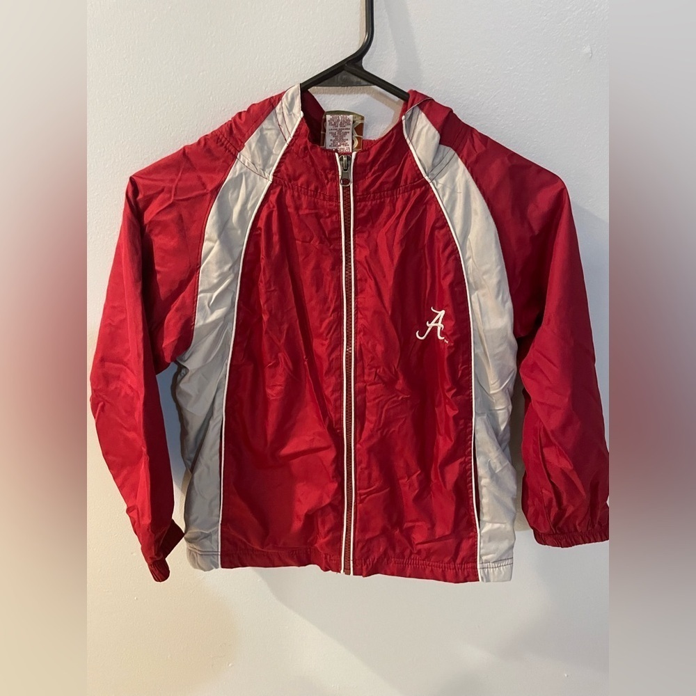 Red oak athletic wear kids Alabama Crimson Tide lightweight fleece lined jacket